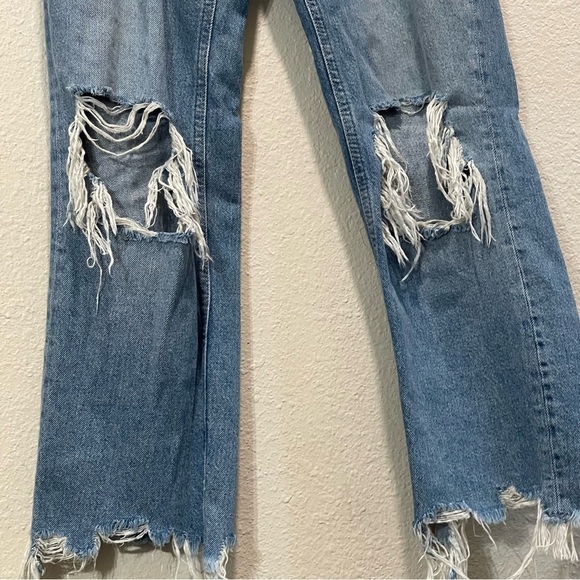 Free People Maggie Mid Rise Straight Jeans 26 - Picture 3 of 7